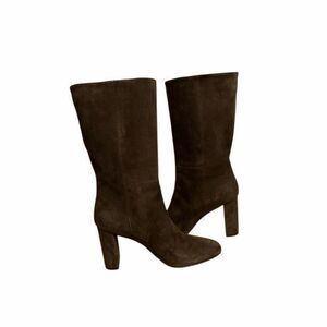 Marion Parke Delila Chocolate Brown Suede Boots- Size 9